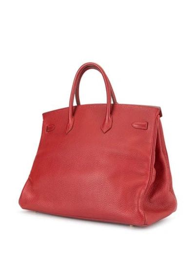 Pre-owned Hermes 2003   Birkin 40 Bag In Red