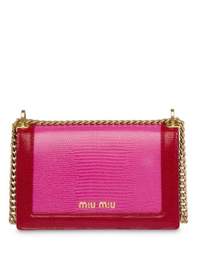 Shop Miu Miu 'miu Confidential' Schultertasche In Pink