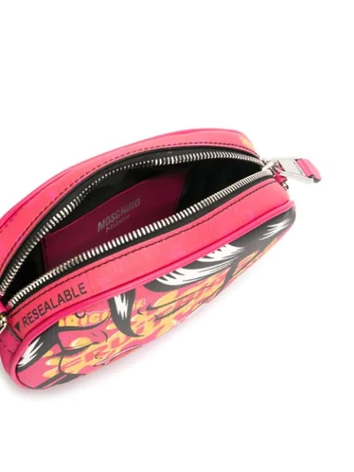 Shop Moschino Fruit Blast Handbag In Pink