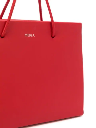 Shop Medea Tote Bag With Shoulder Strap In Red