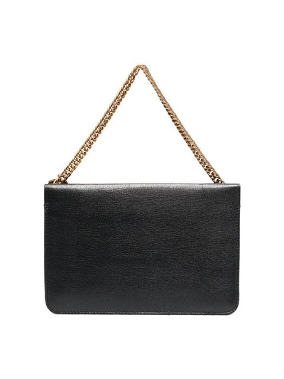 Shop Givenchy Black Cross 3 Leather Shoulder Bag