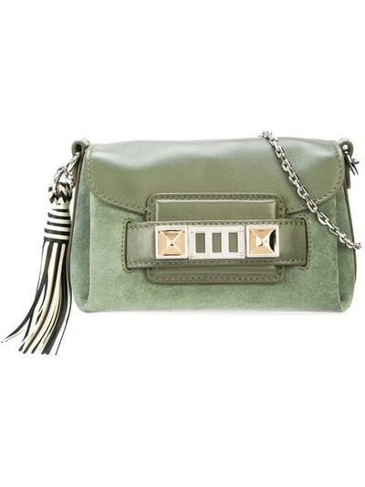 Shop Proenza Schouler Ps11 Mini Soft Classic In Fatigue