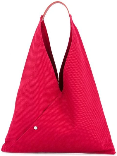 Shop Cabas N39 Triangle Tote In Red