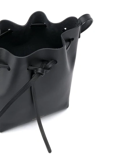 Shop Mansur Gavriel Classic Bucket Bag - Black
