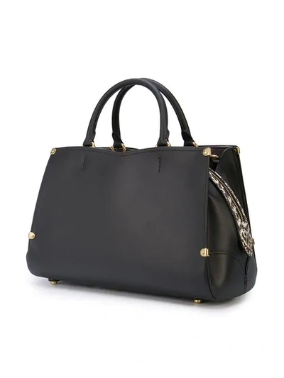 Shop Coach Mason Carryall Handbag In Black