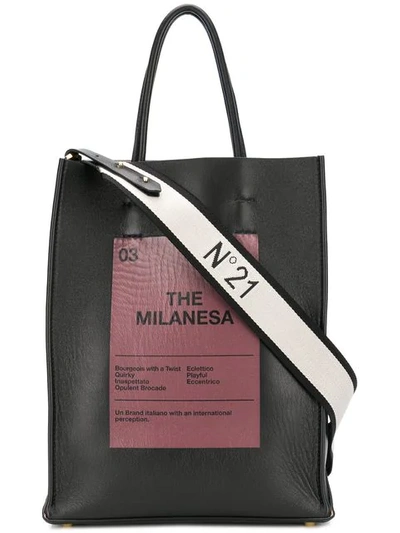 Shop N°21 The Milanesa Tote In Black