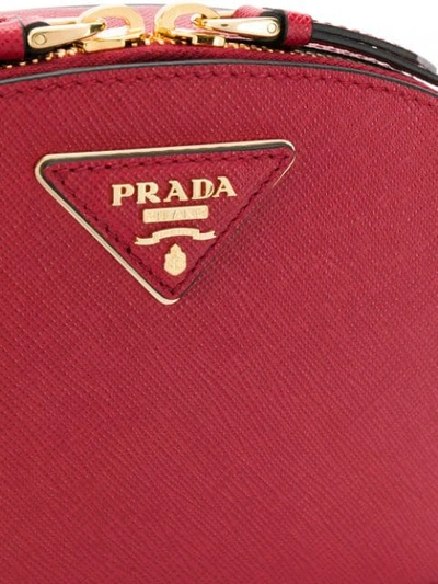 PRADA 标志牌腰包 - 红色