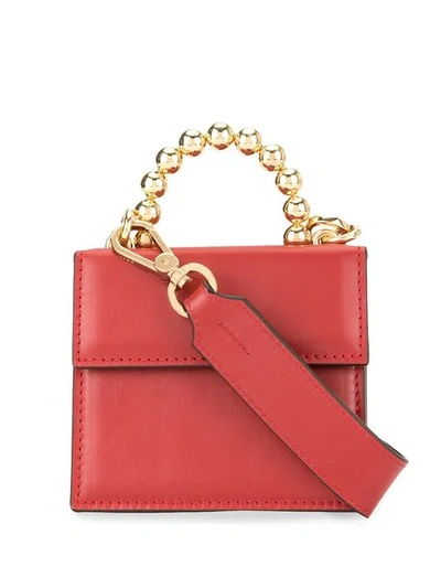 Shop 0711 Baby Bea Mini Bag In Red