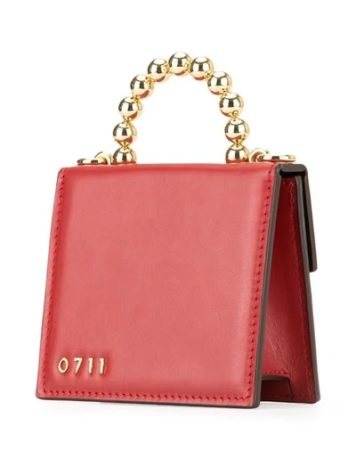 Shop 0711 Baby Bea Mini Bag In Red