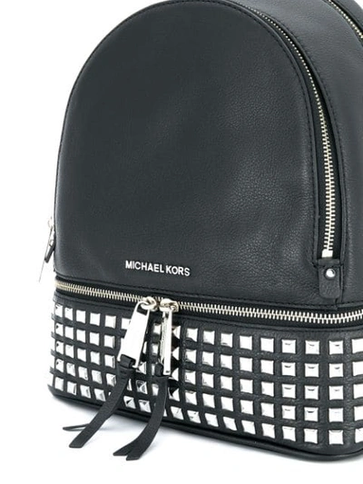 Shop Michael Michael Kors 'rhea' Studded Backpack - Black