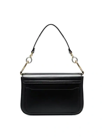 Shop Chloé Medium C Shoulder Bag In Black