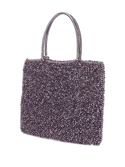 Shop Anteprima Standard Medium Wirebag Tote In Purple