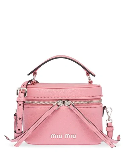 Shop Miu Miu Madras Shoulder Bag - Pink