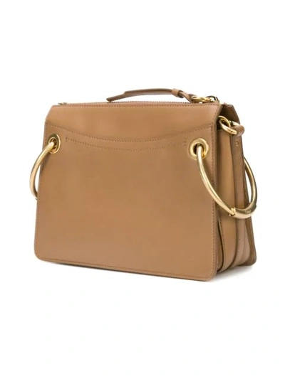 Shop Chloé Roy Shoulder Bag In Nut