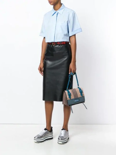 Shop Prada Etiquette Shoulder Bag - Neutrals