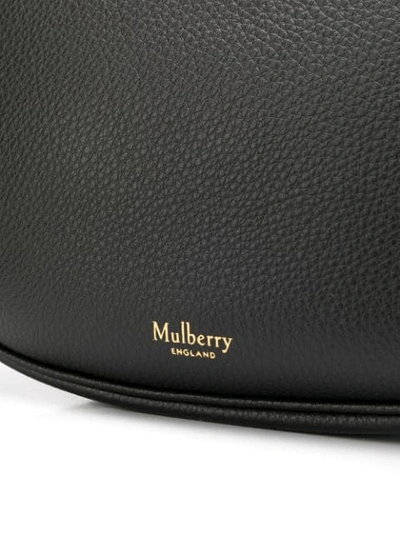 Shop Mulberry Brockwell Shoulder Bag In Black