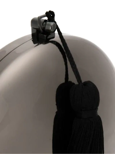 Shop Isla Tassel Detailing Clutch Bag In Grey