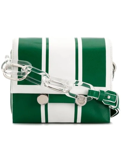 Shop Marni Caddy Shoulder Bag In Green