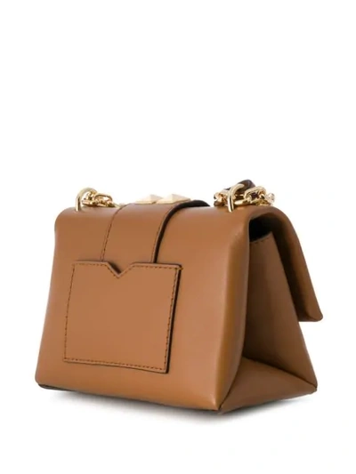 Shop Michael Michael Kors Mini Cece Crossbody Bag In Brown