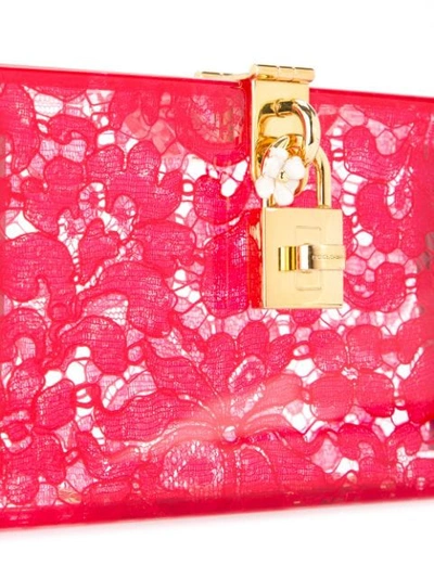 Shop Dolce & Gabbana Dolce Box Clutch In 8i435