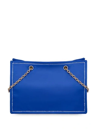 Shop Prada Large Box Tote Bag In Blue