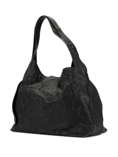 Shop Discord Yohji Yamamoto Profile Medium Tote Bag In Black