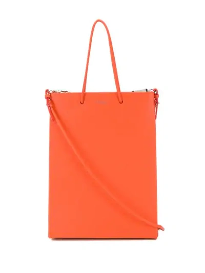 Shop Medea Prima Tall Tote Bag In Orange