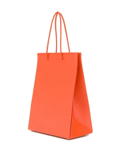 Shop Medea Prima Tall Tote Bag In Orange