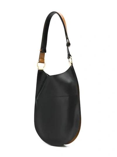 Shop Marni Earring Shoulder Bag In Black