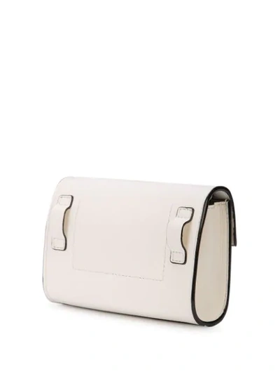 Shop Oscar De La Renta Alibi Crossbody Bag In White