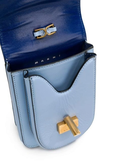 Shop Marni Monile Mini Bag In Blue