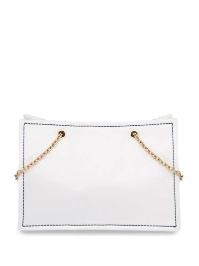 Shop Prada Nylon Tote Bag In White