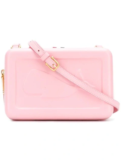 Shop Thom Browne Molded Whale Crossbody Bag In Pink