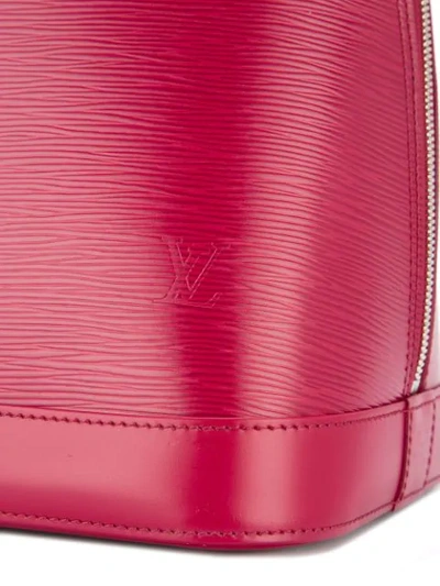 Pre-owned Louis Vuitton Alma Gm Tote Bag In Fuchsia