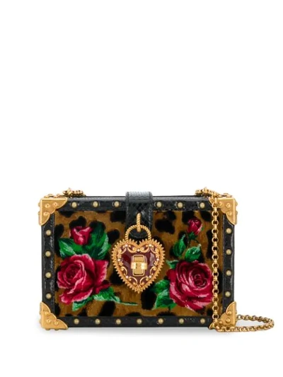 Shop Dolce & Gabbana My Heart Box Bag In Black