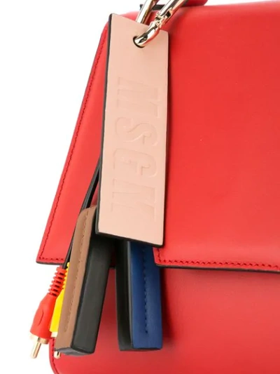 Shop Msgm Petite Classic Tote In Red