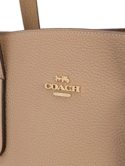 Shop Coach Charlie Carryall Shoulder Bag In Neutrals