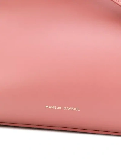 Shop Mansur Gavriel Mini Sun Bag In Pink