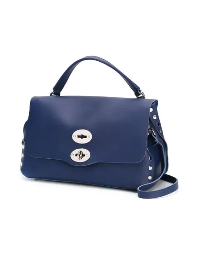 Shop Zanellato Postina Satchel In 35 Blue