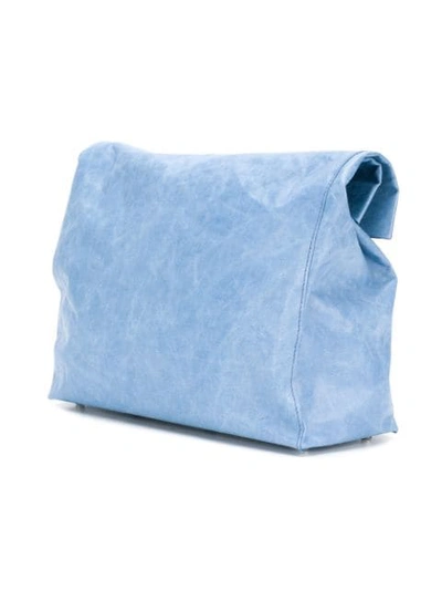 Shop Simon Miller Roll Top Clutch Bag - Blue