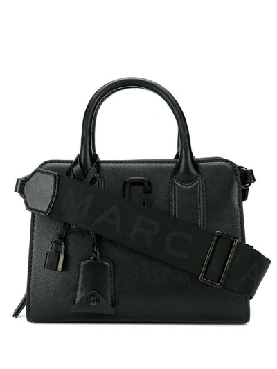Shop Marc Jacobs The Little Big Shot Bag In Black