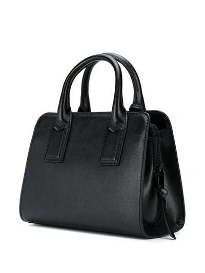 Shop Marc Jacobs The Little Big Shot Bag In Black