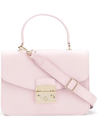 Shop Furla Metropolis Shoulder Bag - Pink