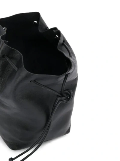 Shop Jil Sander Beuteltasche Mit Armband - Schwarz In Black