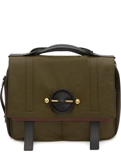 Shop Jw Anderson Technical Fabric Messenger Bag In Green