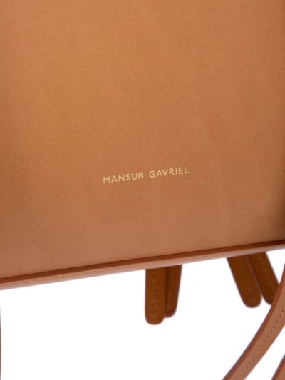 Shop Mansur Gavriel Handtasche Mit Quasten - Braun In Brown