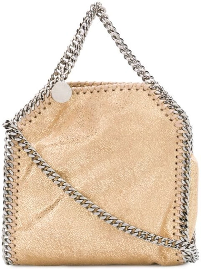 Shop Stella Mccartney Falabella Tote In Yellow