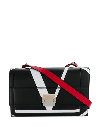 Shop Valentino The Case Medium Crossbody Bag In Black