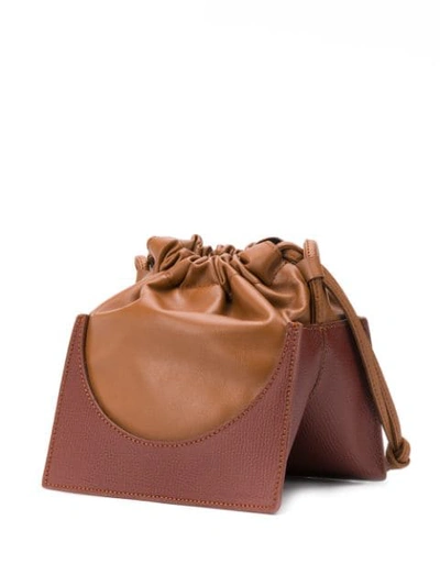 Shop Yuzefi Pouchy Mini Bag In Brown