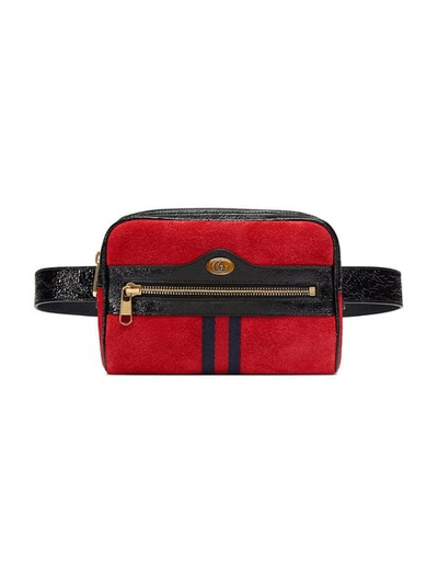 Shop Gucci Ophidia Small Belt Bag  In 8670 Rosso